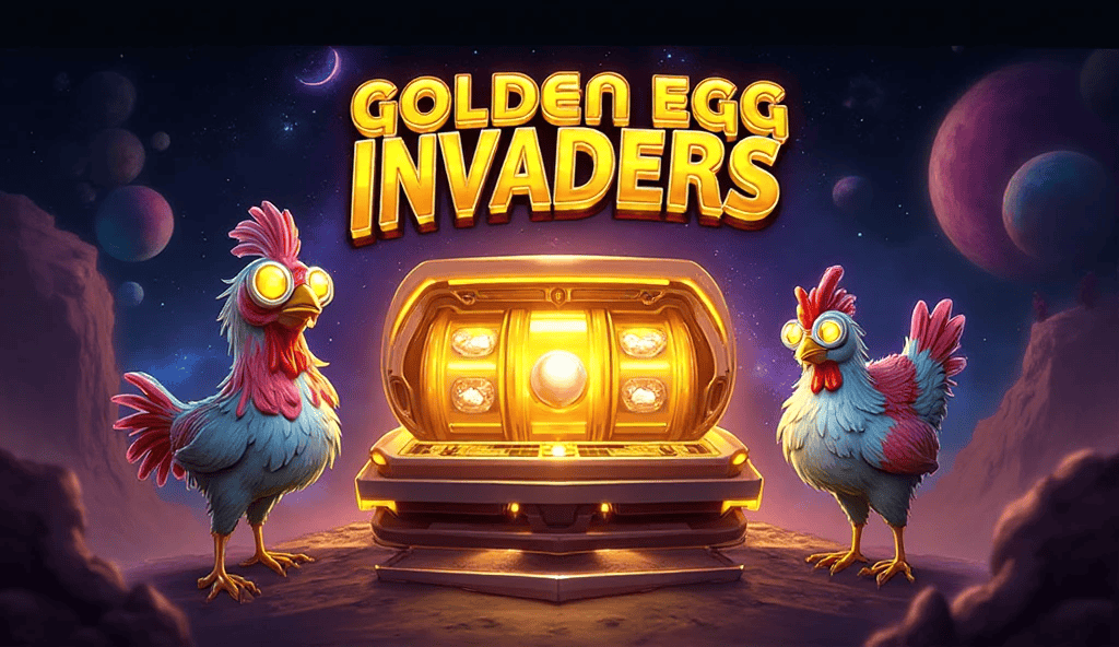 Golden Egg Invaders Slot NetEnt Petualangan Alien dengan Telur Emas